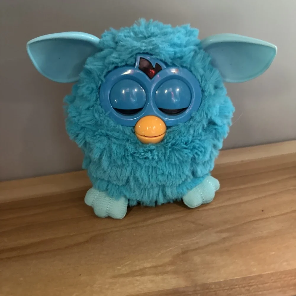 Hasbro Furby 2012 Taboo Teal Rare Collectible Turquoise Tested & Working. Talks